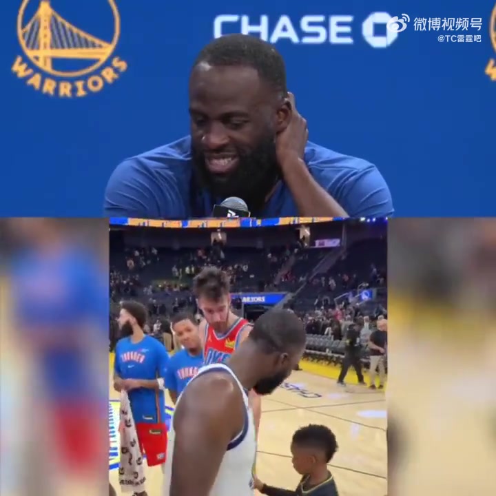 原来追梦儿子还是切特的粉丝昨日雷勇赛后跑去和切特见面