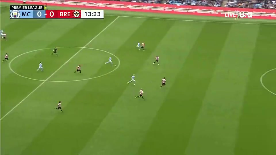 哈兰德我X福登假动作把哈兰德晃出底线