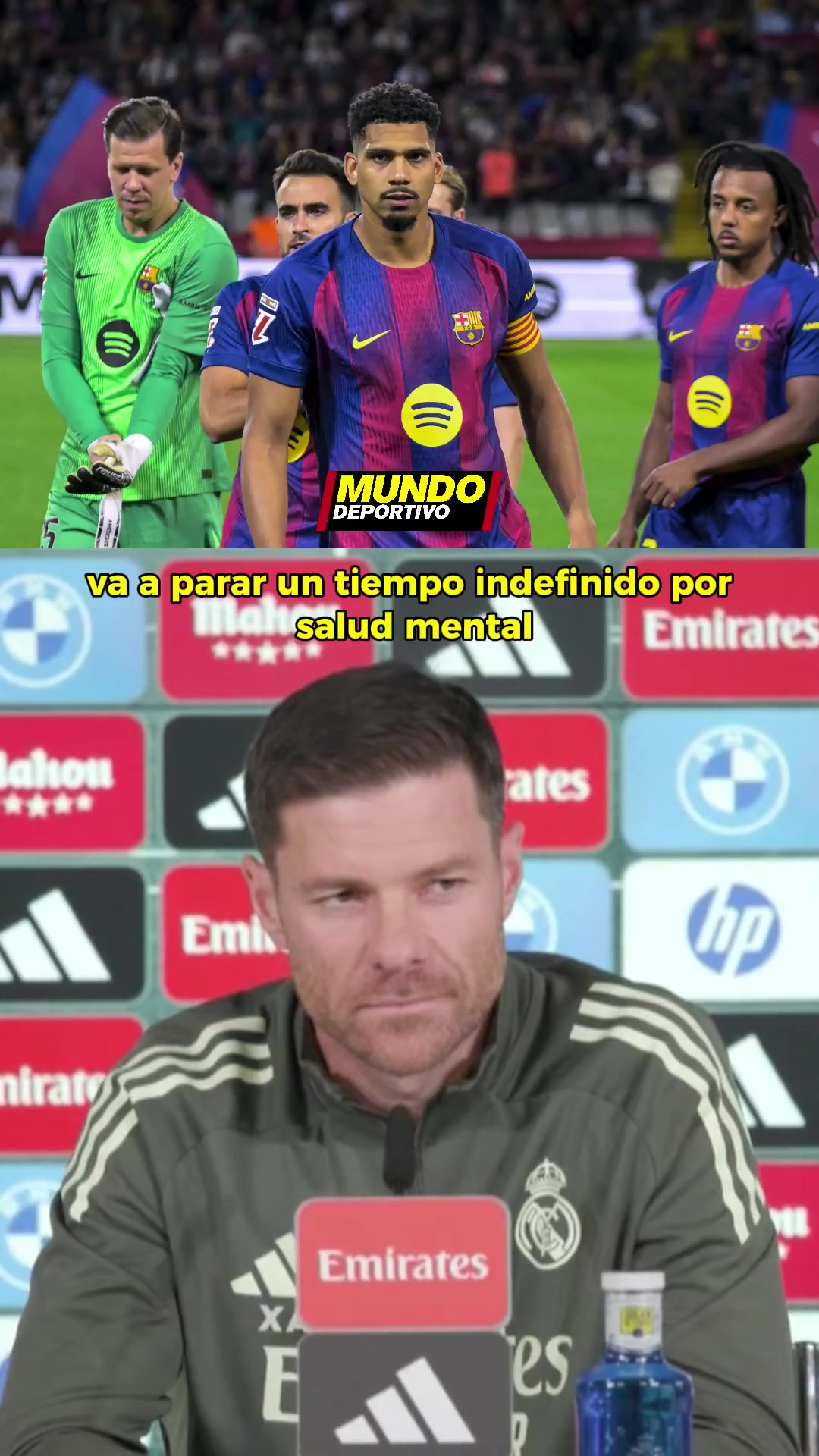 阿隆索谈阿劳霍球员不是机器他们是人